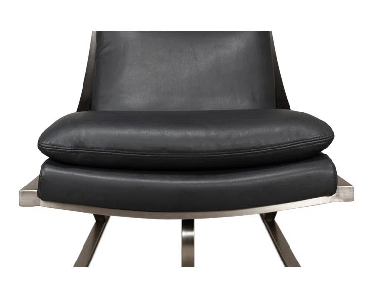 Mc Queen Leather Accent Chair