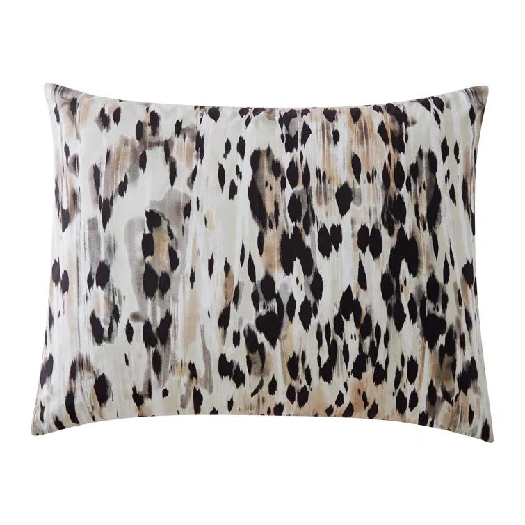 Kenneth Cole Abstract Leopard Cotton Brown Comforter Set