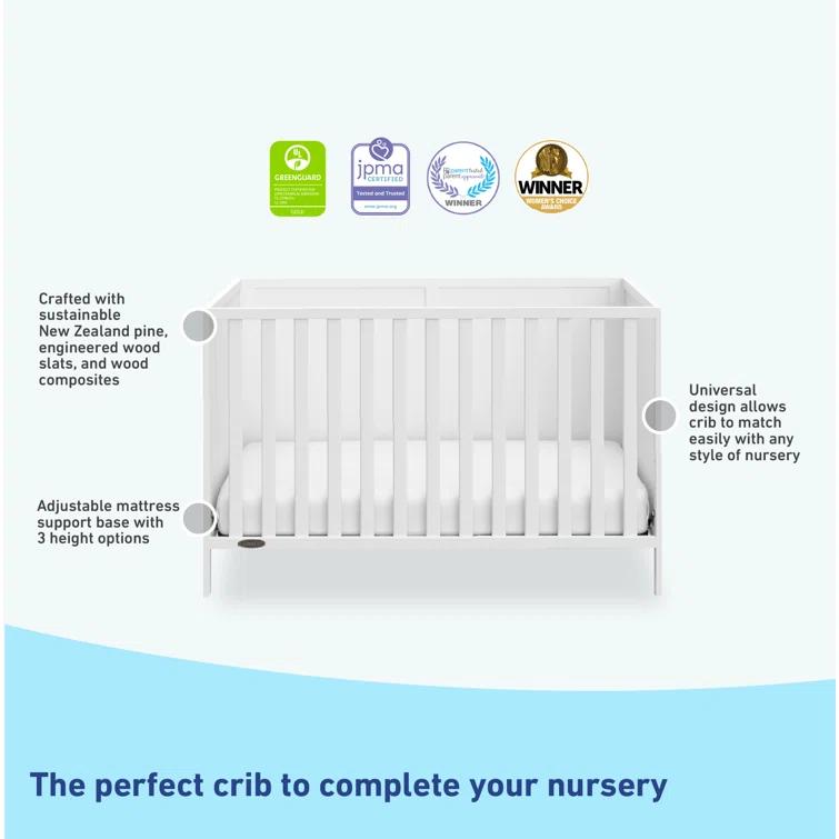 Graco Theo 3-in-1 Convertible Crib