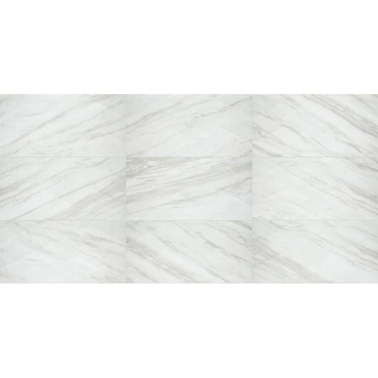 Daltile Perpetuo 12" x 24" Porcelain Marble Look Wall & Floor Tile