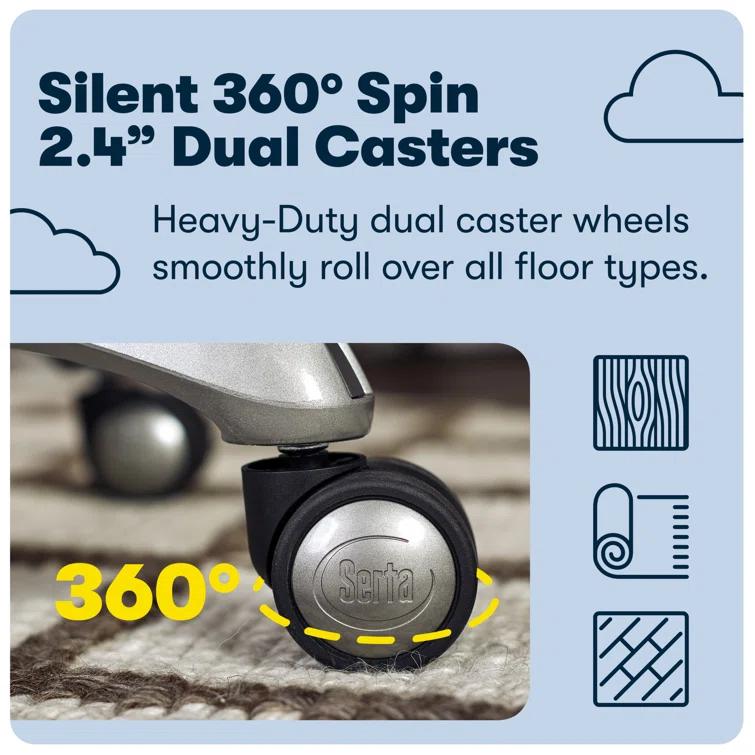 Serta Serta Jackson Big and Tall Executive Office Chair with AIR Technology and Smart Layers