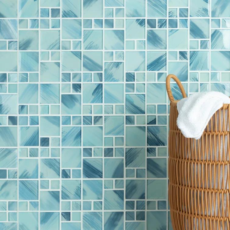 Swimming Pool Series Glass Mosaic Tile