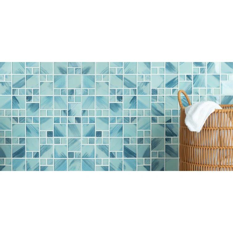 Swimming Pool Series Glass Mosaic Tile