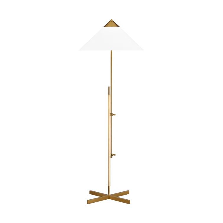 Franklin Floor Lamp by Kelly Wearstler - Burnished Brass