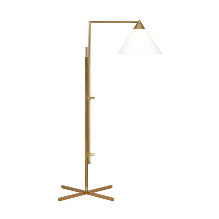Franklin Task Floor Lamp by Kelly Wearstler - Burnished Brass