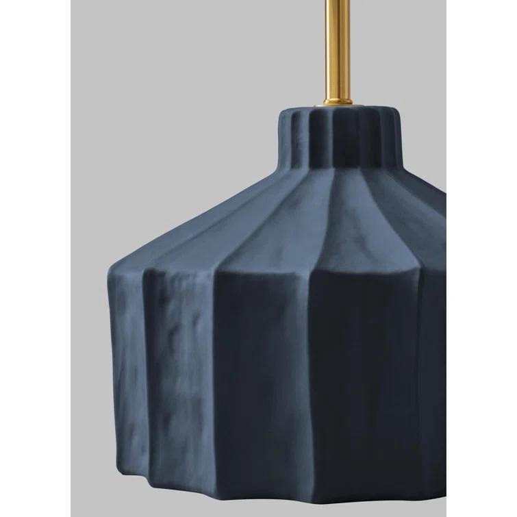 Veneto Table Lamp by Kelly Wearstler - Matte Blue Wash / Medium