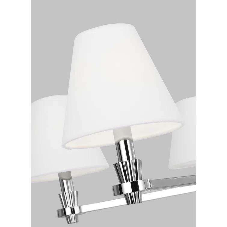 Paisley Empire Polished Nickel 6-Light Modern Chandelier