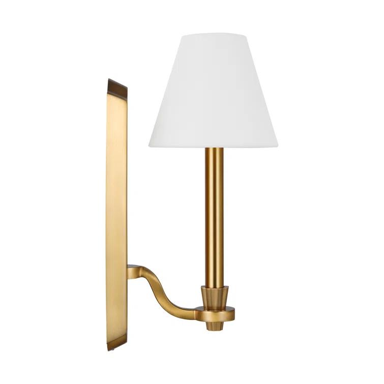 Burnished Brass 15" Contemporary Wall Sconce