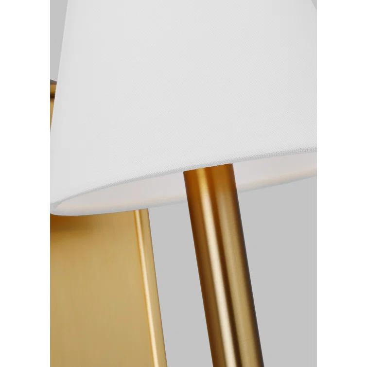 Burnished Brass 15" Contemporary Wall Sconce