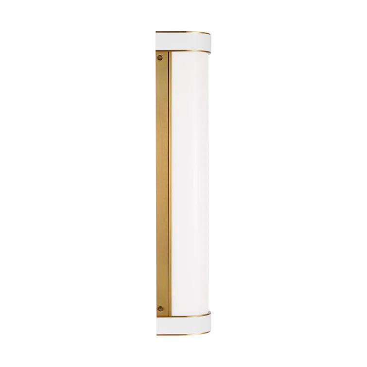 Monroe 24" Gold Dimmable Cylinder LED Vanity Light