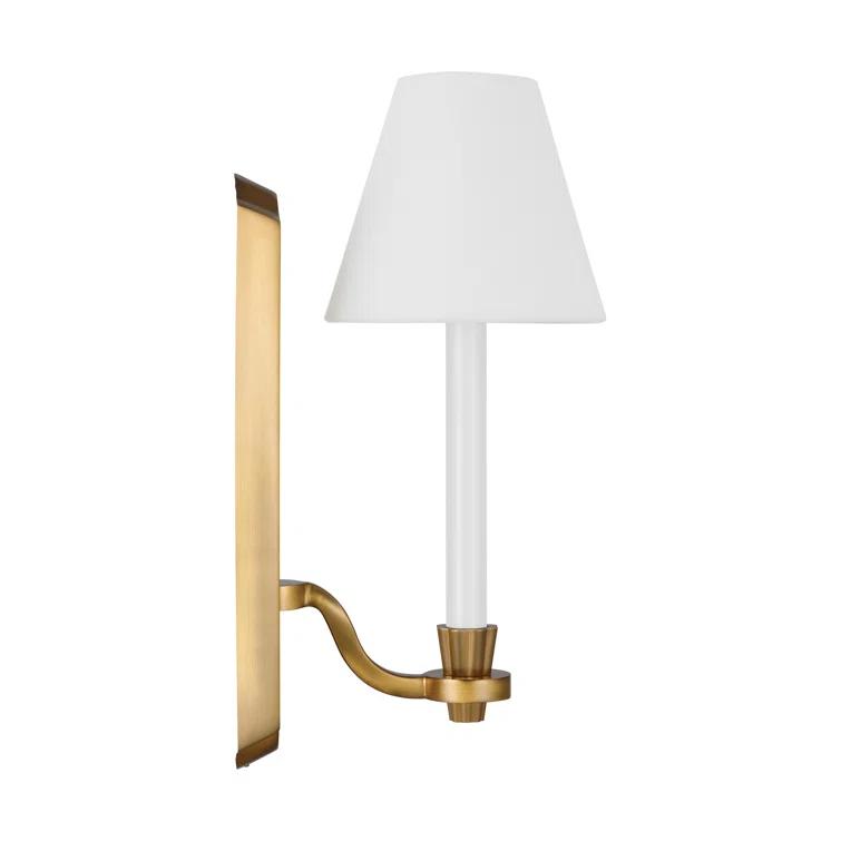 Burnished Brass 15" Contemporary Wall Sconce