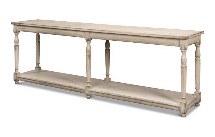 Sarreid Ltd Jensen 95'' Solid Wood Console Table