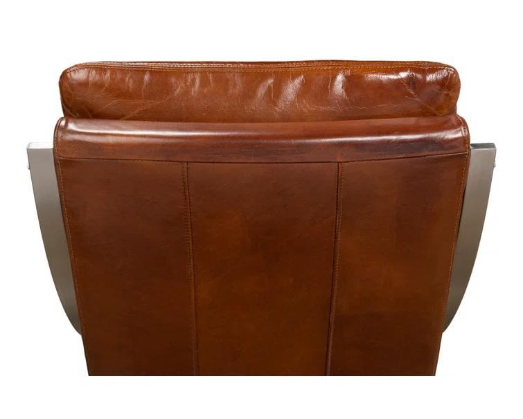 Mc Queen Leather Accent Chair