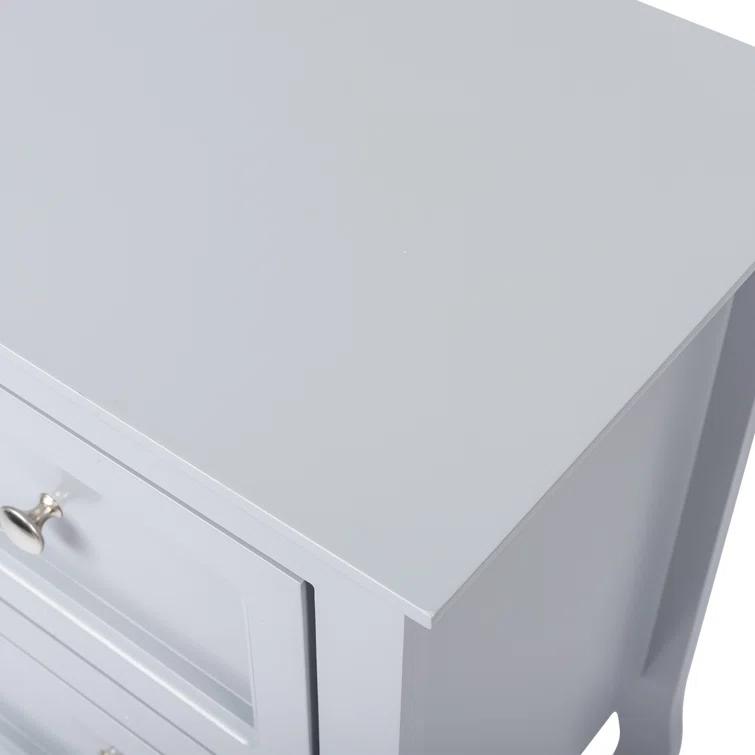Authement 2 - Drawer Nightstand Storage Cabinet (Set of 2)