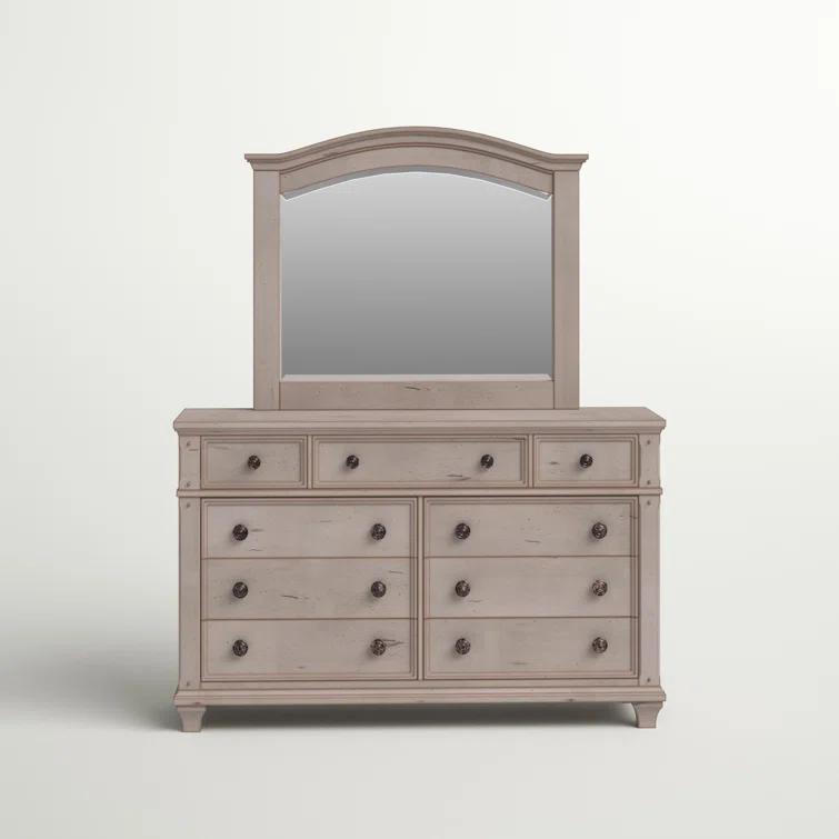Stratton 9-Drawer Dresser and Mirror