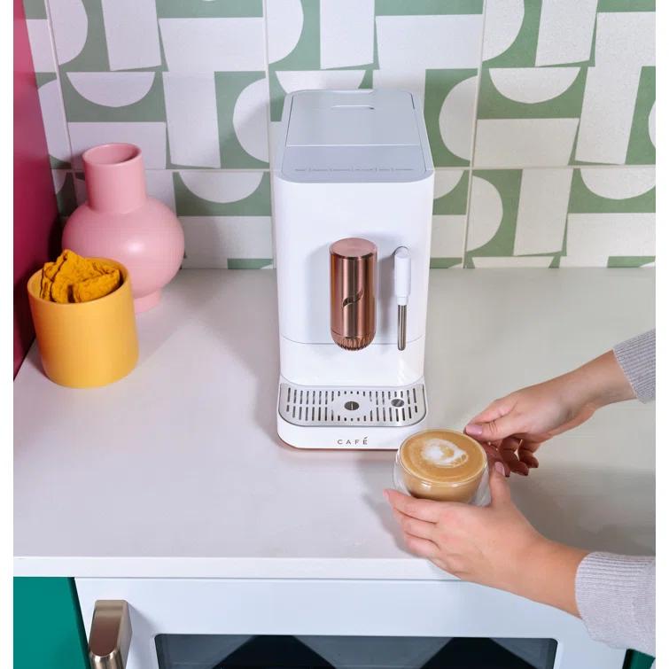 Café™ Matte White Affetto Automatic Espresso Machine