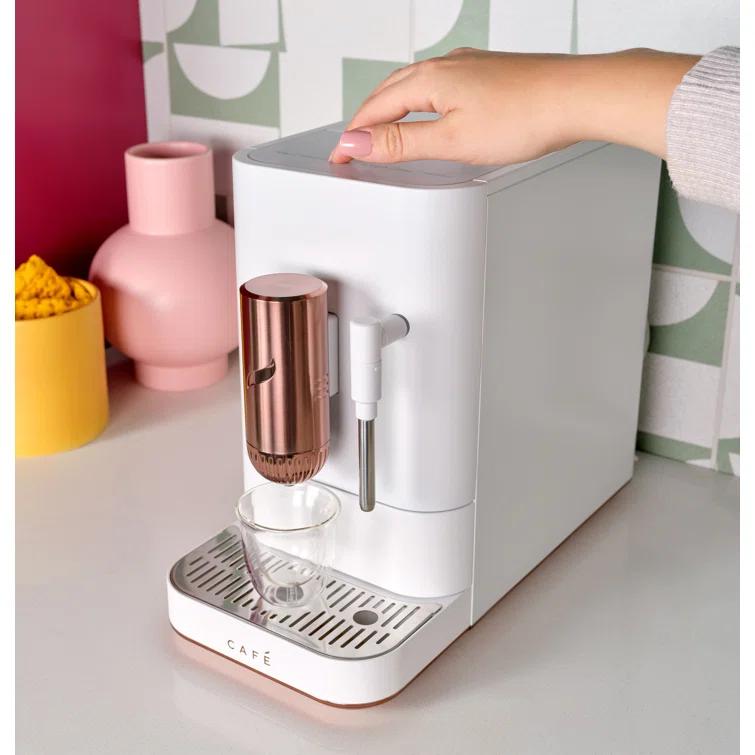 Café™ Matte White Affetto Automatic Espresso Machine