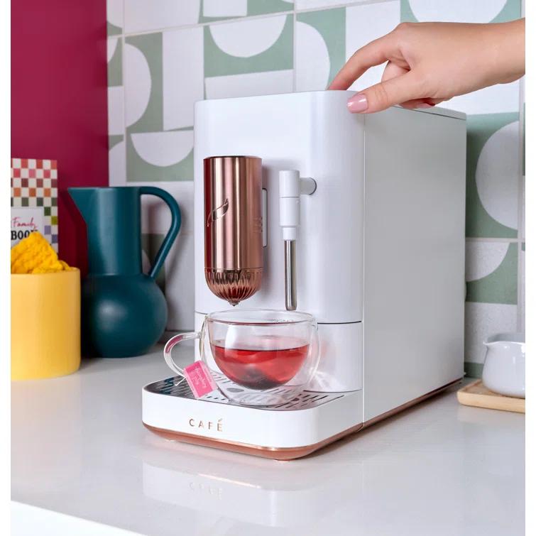 Café™ Matte White Affetto Automatic Espresso Machine