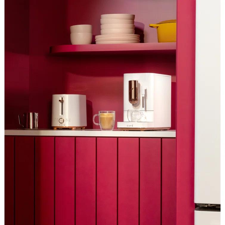 Café™ Matte White Affetto Automatic Espresso Machine