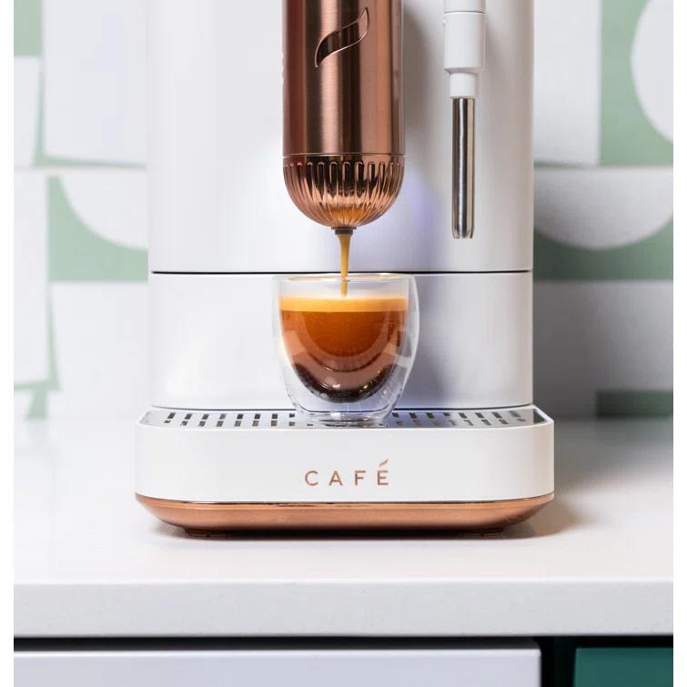 Café™ Matte White Affetto Automatic Espresso Machine