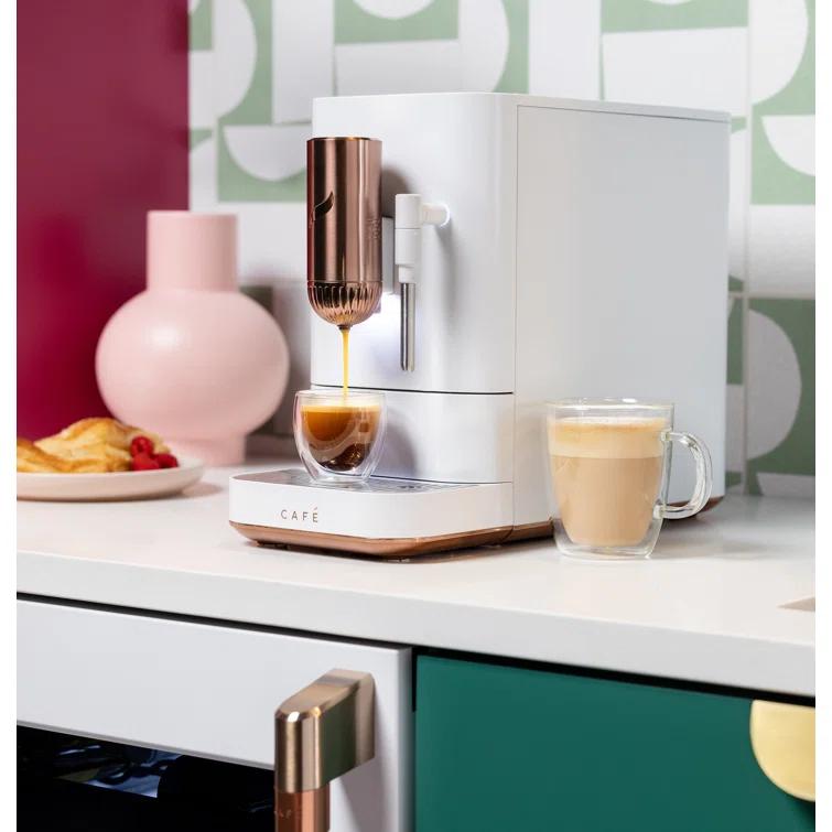 Café™ Matte White Affetto Automatic Espresso Machine