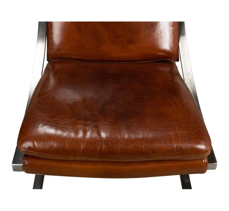 Mc Queen Leather Accent Chair