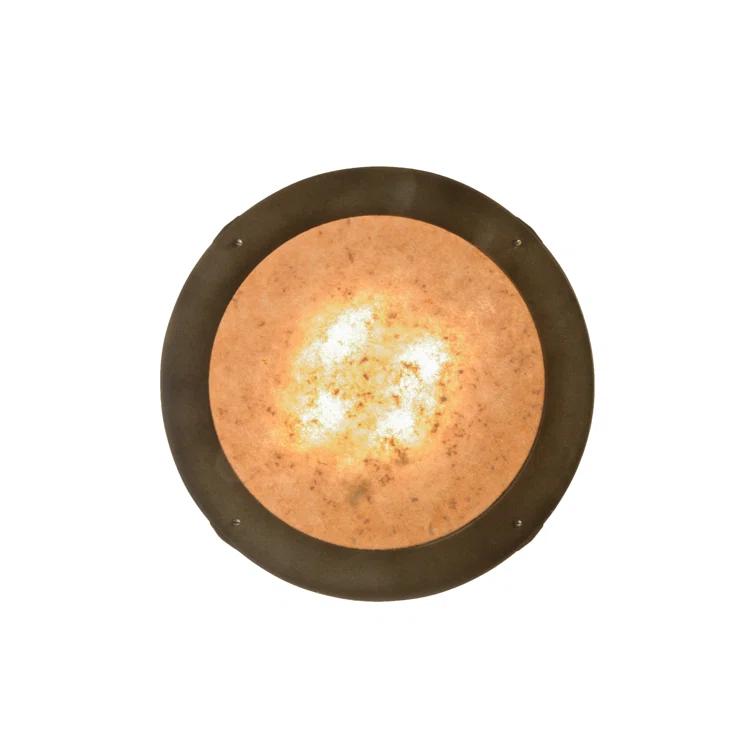 8 - Light Antique Copper Cylinder Pendant