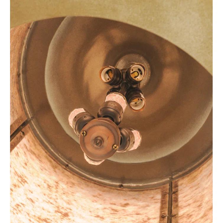 8 - Light Antique Copper Cylinder Pendant
