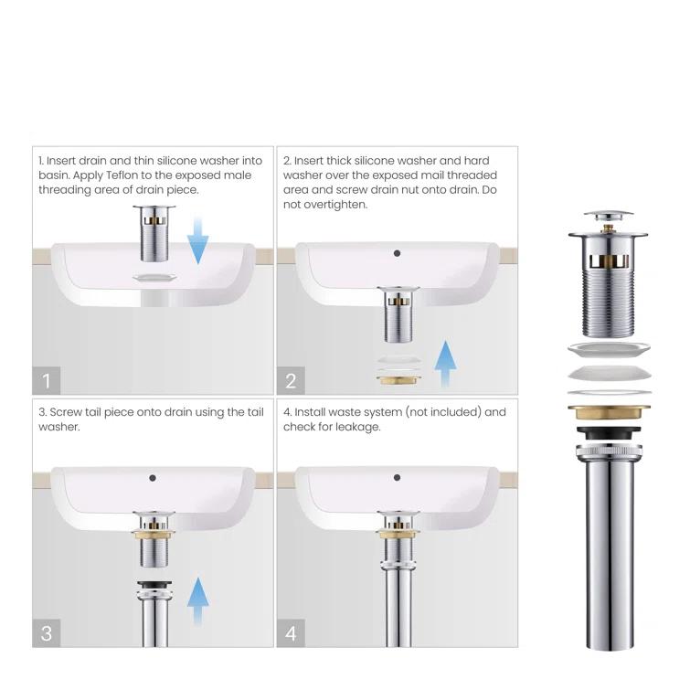 Circular Single-Hole Single-handle Bathroom Faucet