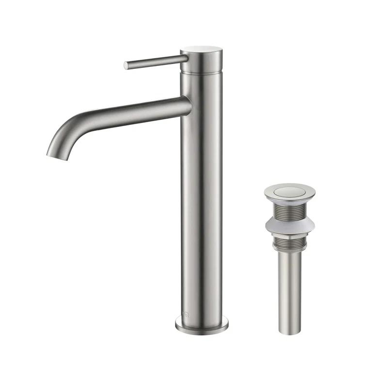 Circular Vessel Sink Faucet Single-handle Bathroom Faucet