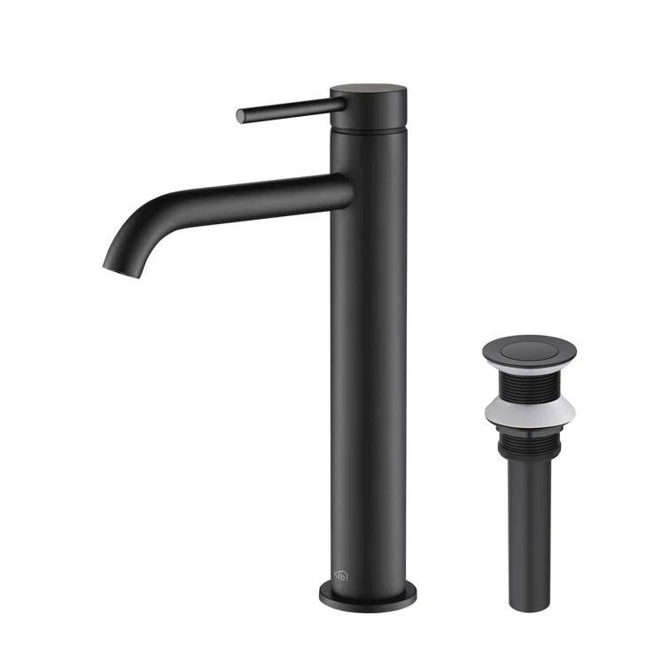 Circular Vessel Sink Faucet Single-handle Bathroom Faucet
