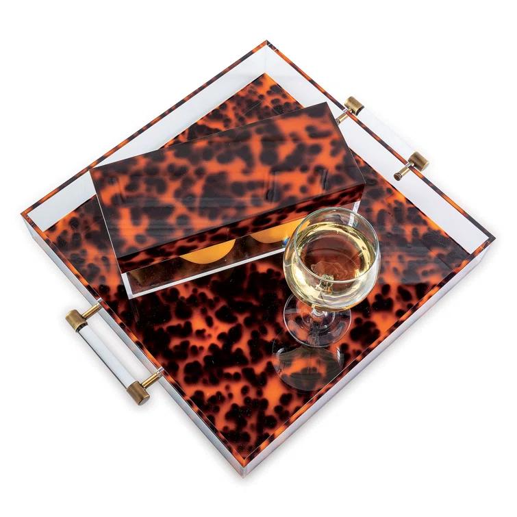 Tortoise Plastic / Acrylic Tray