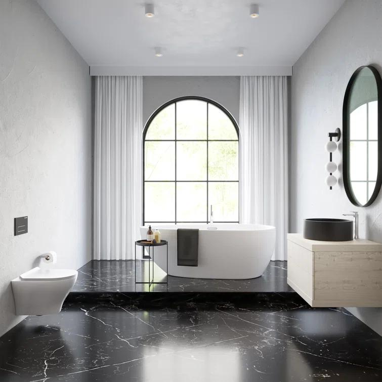 Monaco Round Ceramic Bathroom Vessel Sink