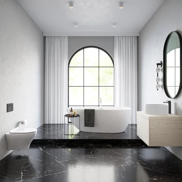 Monaco Round Ceramic Bathroom Vessel Sink