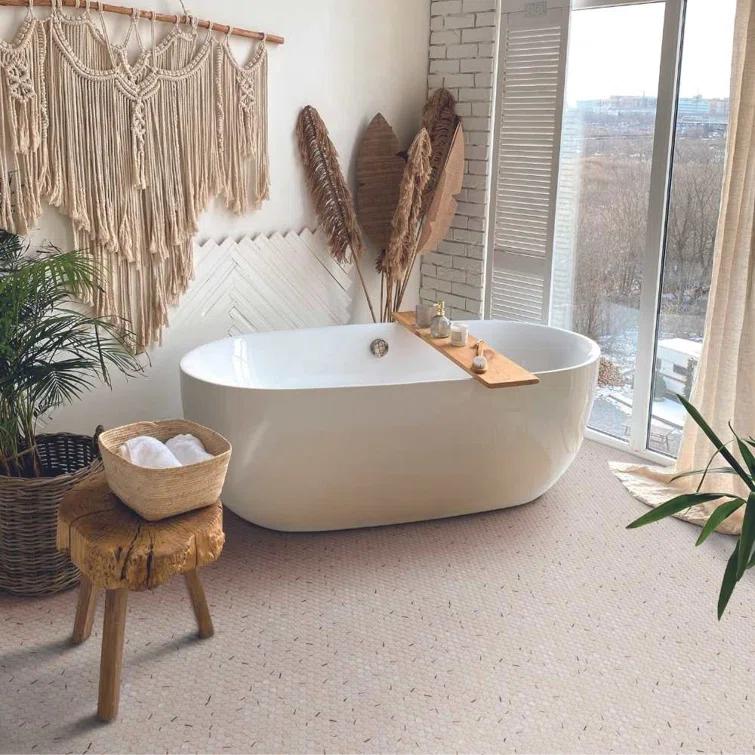 Eterna Penny 12"x12" Recycled Glass Mosaic Tile