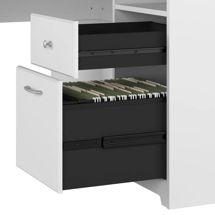 Shelonda L-Shaped Executive Desk