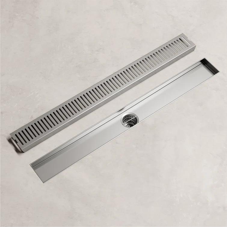 Elan 24" Rectangular Grate Linear Grid Shower Drain