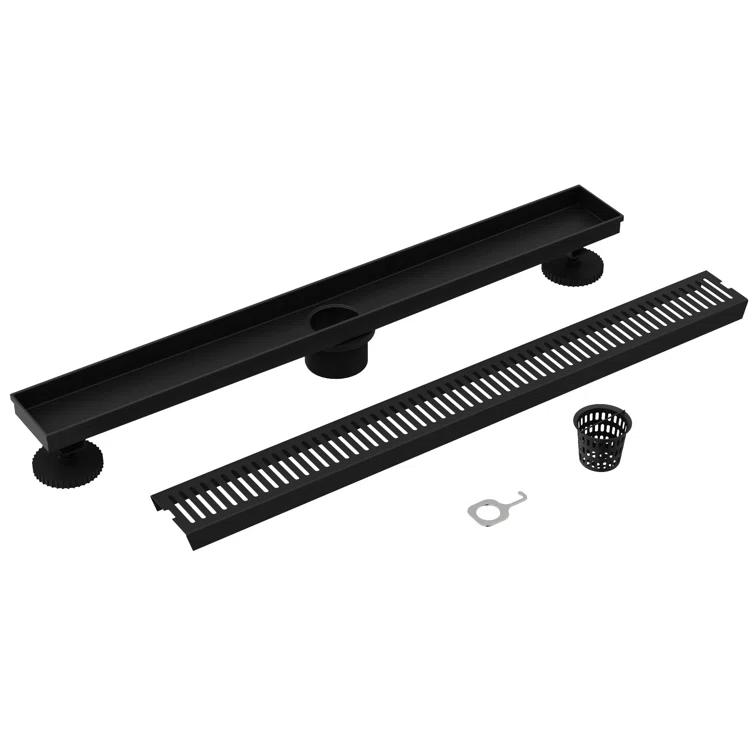 Elan 24" Rectangular Grate Linear Grid Shower Drain