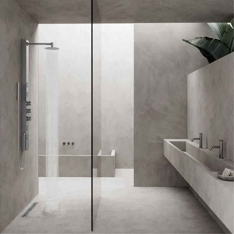 Elan 24" Rectangular Grate Linear Grid Shower Drain