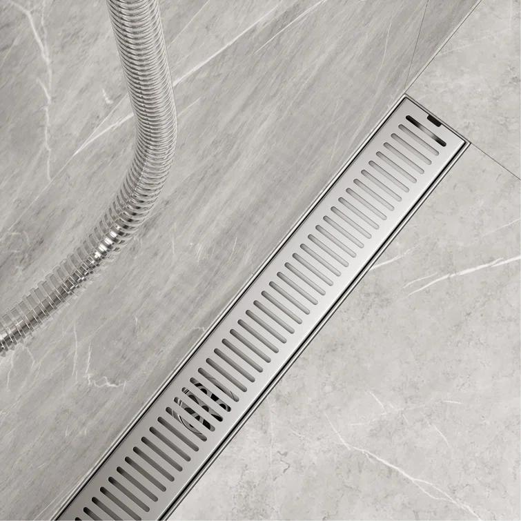 Elan 24" Rectangular Grate Linear Grid Shower Drain
