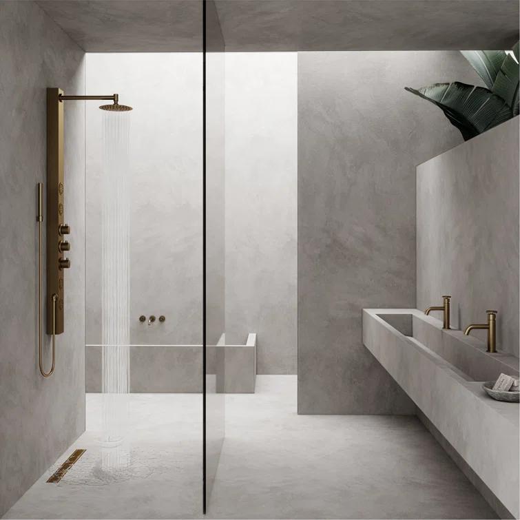 Elan 24" Rectangular Grate Linear Grid Shower Drain