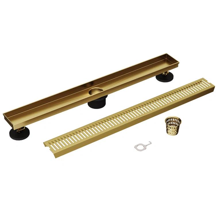 Elan 24" Rectangular Grate Linear Grid Shower Drain