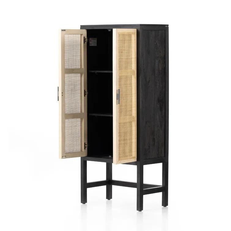 Boudreau Solid Wood Storage Cabinet