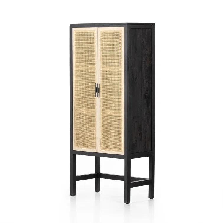 Boudreau Solid Wood Storage Cabinet