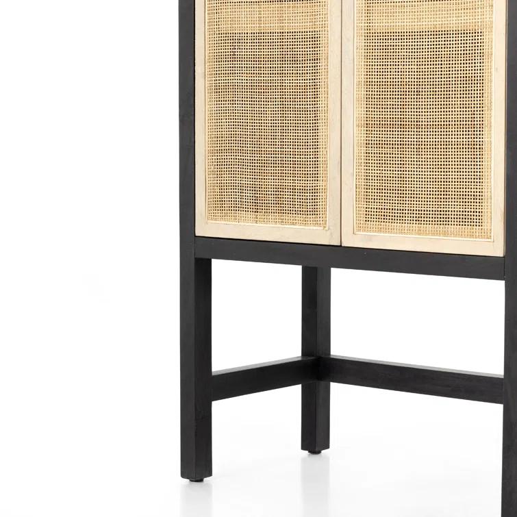 Boudreau Solid Wood Storage Cabinet