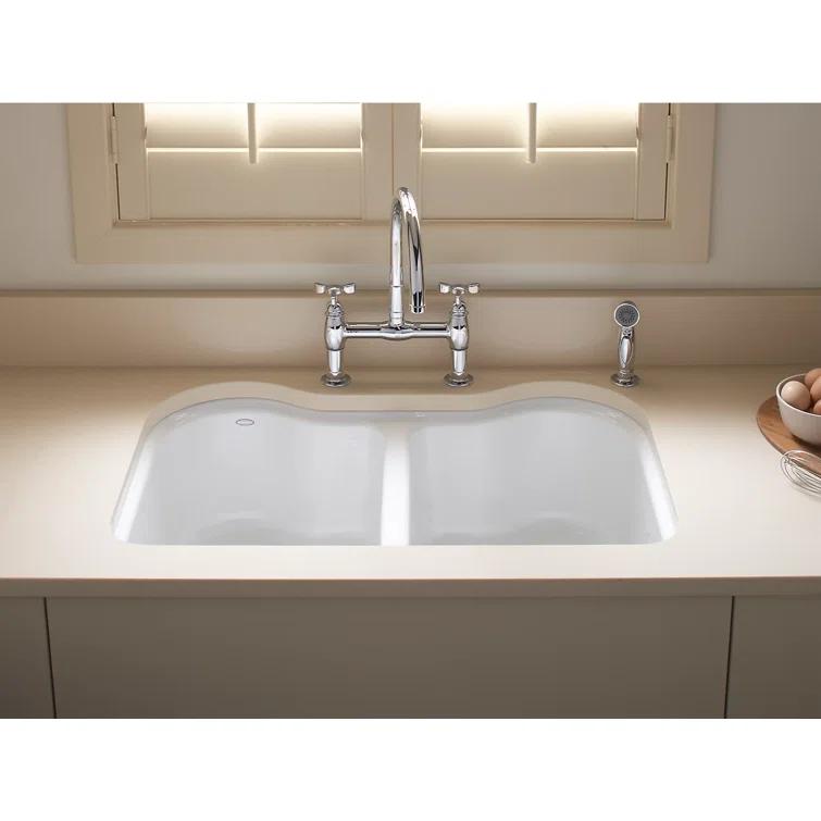 Hartland® 33" L x 22" W Undermount Kitchen Sink