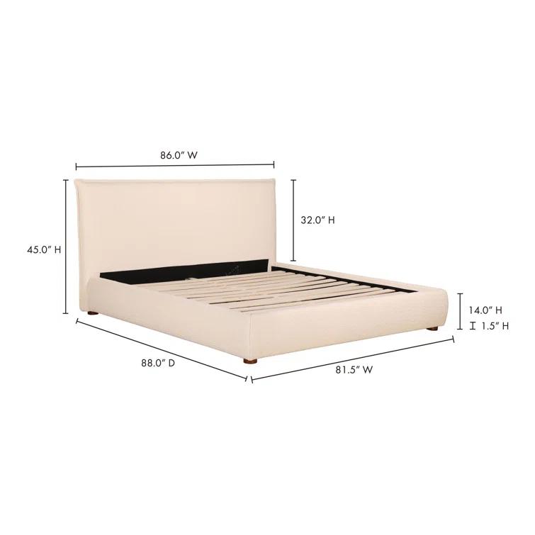 Hubert Upholstered Platform Bed