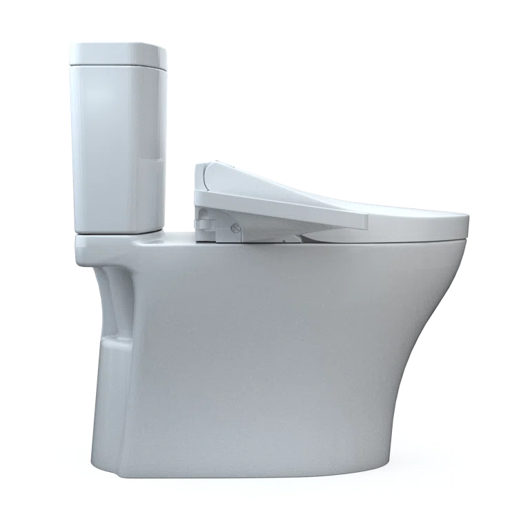 Aquia® Dual-Flush Elongated Bidet Toilet with Tornado Flush (Seat Included)
