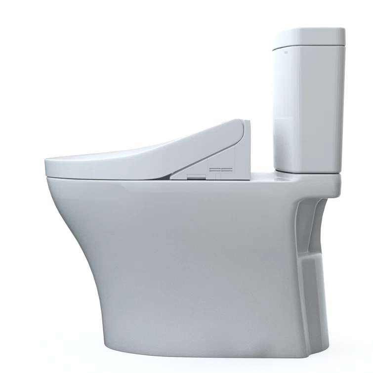 Aquia® Dual-Flush Elongated Bidet Toilet with Tornado Flush (Seat Included)
