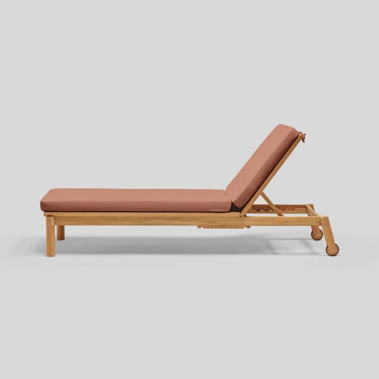 Neighbor ™ Haven Rust Outdoor Chaise Lounge